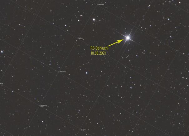 Nova RS-Ophiuchi, Sternbild Schlangenträger, © Dr. Michael Rappenglück & Thomas Rose